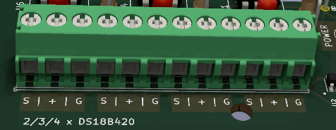 Dallas sensor connections